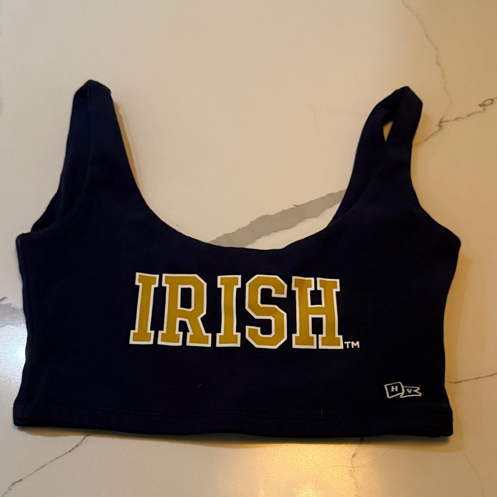 Navy Blue Irish Hype and Vice Top